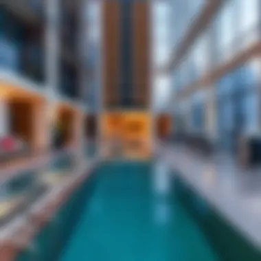 Luxury Amenities in Affordable Hotel Apartments Luxury hotel apartment amenities including a pool and gym