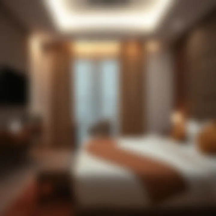 Comfortable Budget Accommodation in Dubai Cozy budget hotel room in Dubai