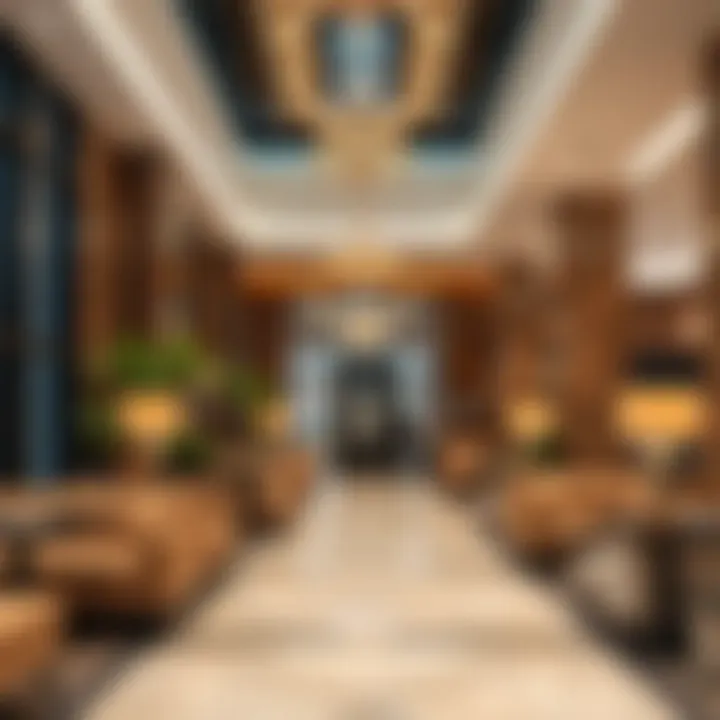 Welcoming Atmosphere at Budget Hotels Lively hotel lobby showcasing budget-friendly options