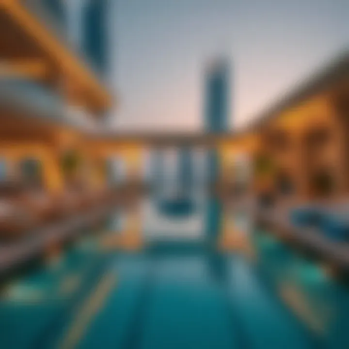 Luxurious amenities at Al Adhab Tower