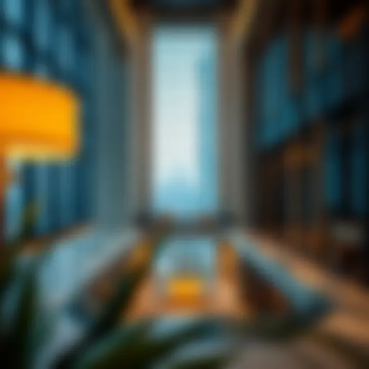 Interior shot showcasing the elegant design elements of Al Futtaim Tower