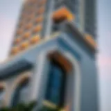 Architectural detail of Al Razooqi Building