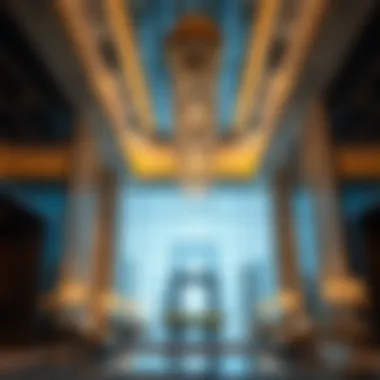 Interior features of Al Razooqi Building