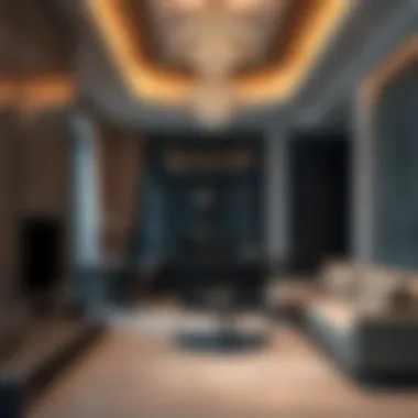 Luxurious Interior of Al Sondos Tower Interior design of a luxurious apartment in Al Sondos Tower