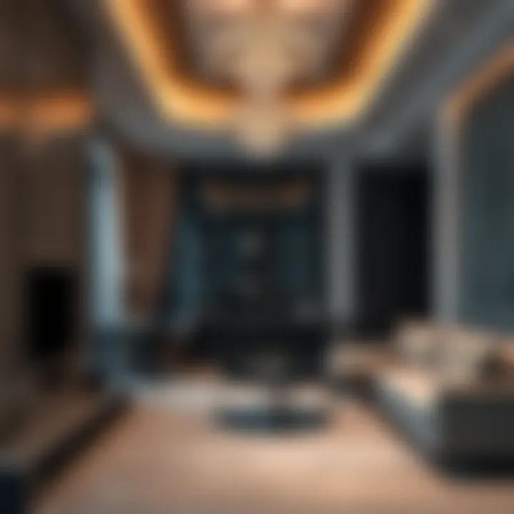 Luxurious Interior of Al Sondos Tower Interior design of a luxurious apartment in Al Sondos Tower