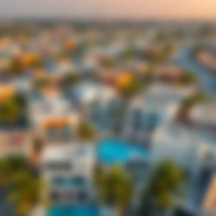 Aerial View of Diverse Properties in Amer Al Twar Aerial view showcasing diverse properties in Amer Al Twar