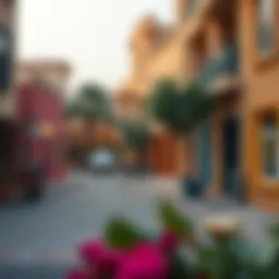 Vibrant street view of Amer Al Twar neighborhood