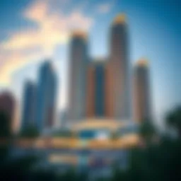 Stunning view of Capital Bay Towers showcasing its architectural design