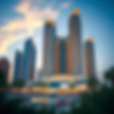 Stunning view of Capital Bay Towers showcasing its architectural design