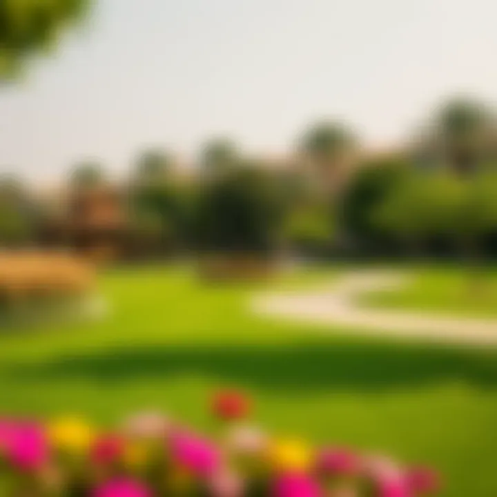 Community Green Spaces in Arabian Ranches Community park featuring green spaces in Arabian Ranches