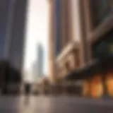 Majestic view of the Avenue at Etihad Towers highlighting its architectural brilliance