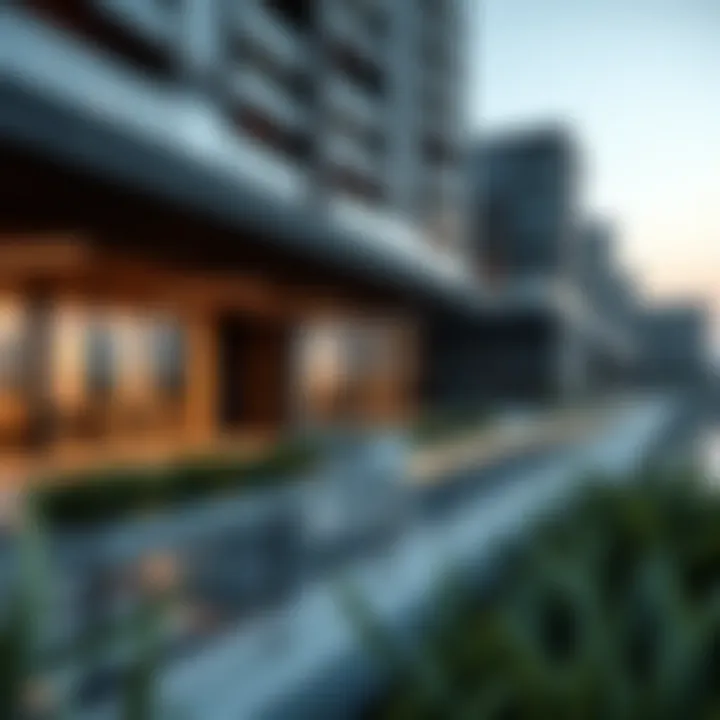 Stunning view of Azizi Creek Views development showcasing modern architecture