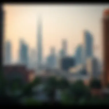 Stunning skyline view showcasing Dubai's architectural marvels