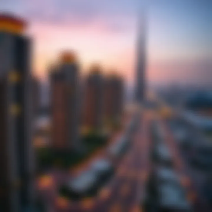 Map of Azizi Developments' key projects across Dubai