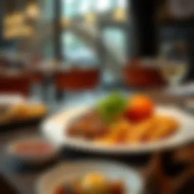 A beautifully plated traditional Russian dish with modern presentation