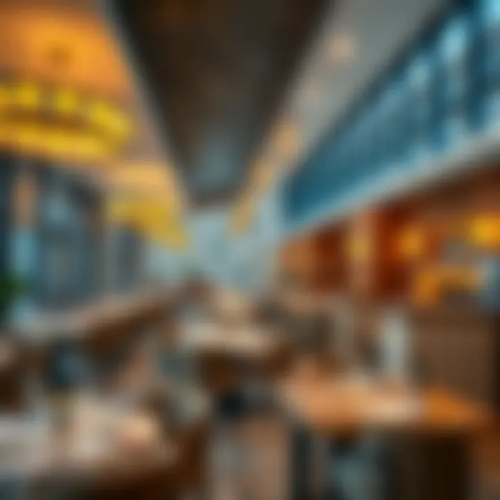 Interior of Babushka Restaurant showcasing elegant decor and ambiance