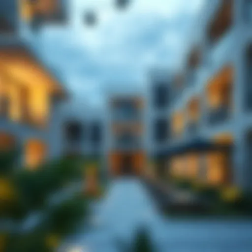 Architectural layout showcasing Binghatti Creek's innovative design