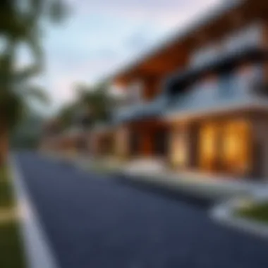 Aesthetic exterior view of Binghatti Creek