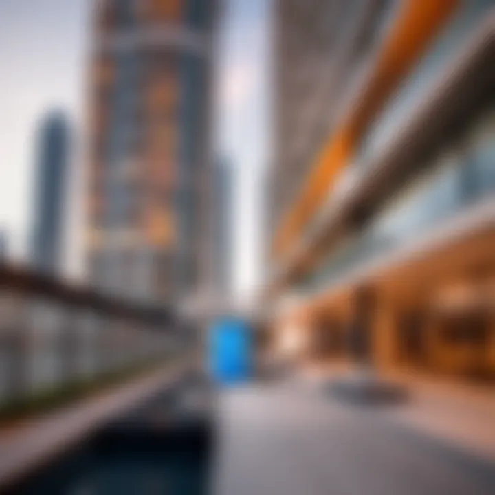 Luxurious amenities at Blue Bay Tower showcasing modern architecture