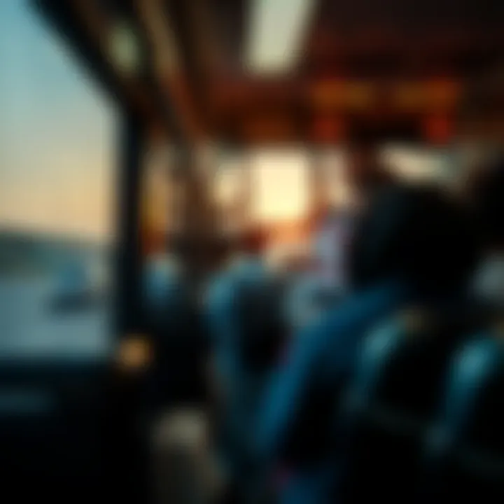 Passengers boarding a bus at Abu Dhabi Airport