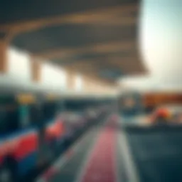 Buses at Fujairah Station ready for departure