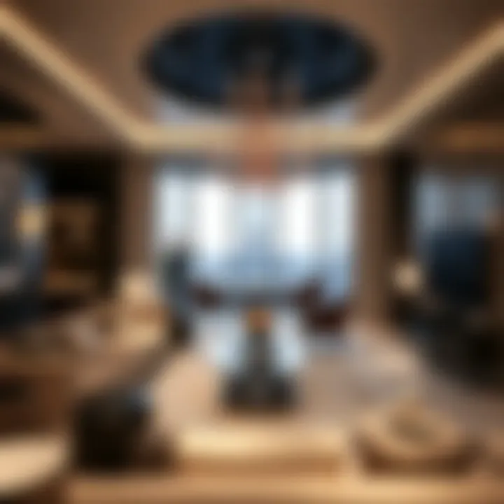 Luxurious interior design showcasing modern elegance