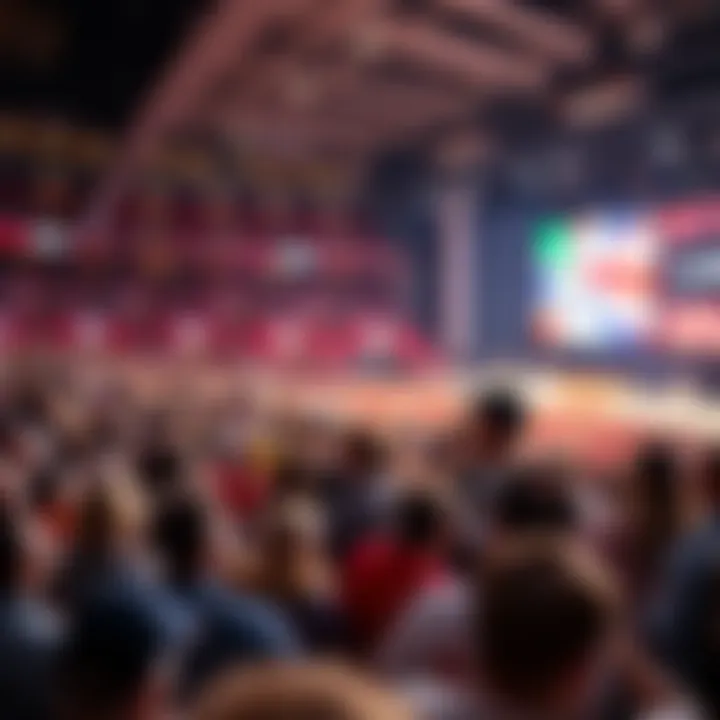 Crowd enjoying a cultural show at Coca-Cola Arena