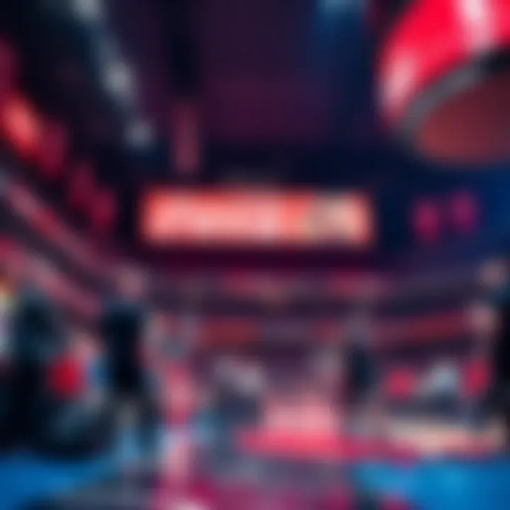 Exciting sports event in progress at Coca-Cola Arena