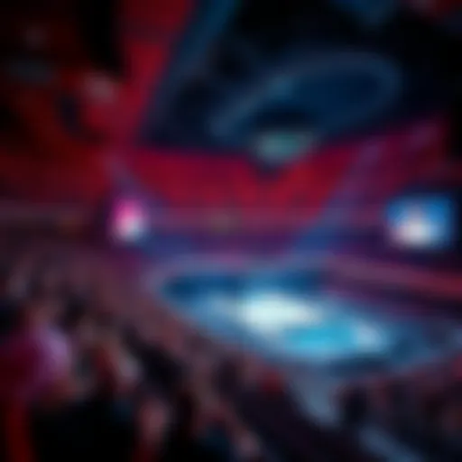 Interior view of Coca-Cola Arena showcasing audience engagement