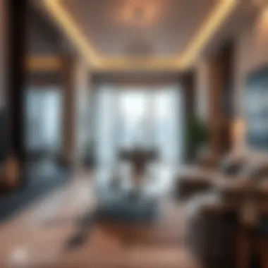 Luxurious Urban Apartment Interior Luxurious urban apartment interior showcasing contemporary design