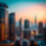 A stunning view of Dubai's skyline featuring modern apartments