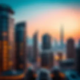 A stunning view of Dubai's skyline featuring modern apartments