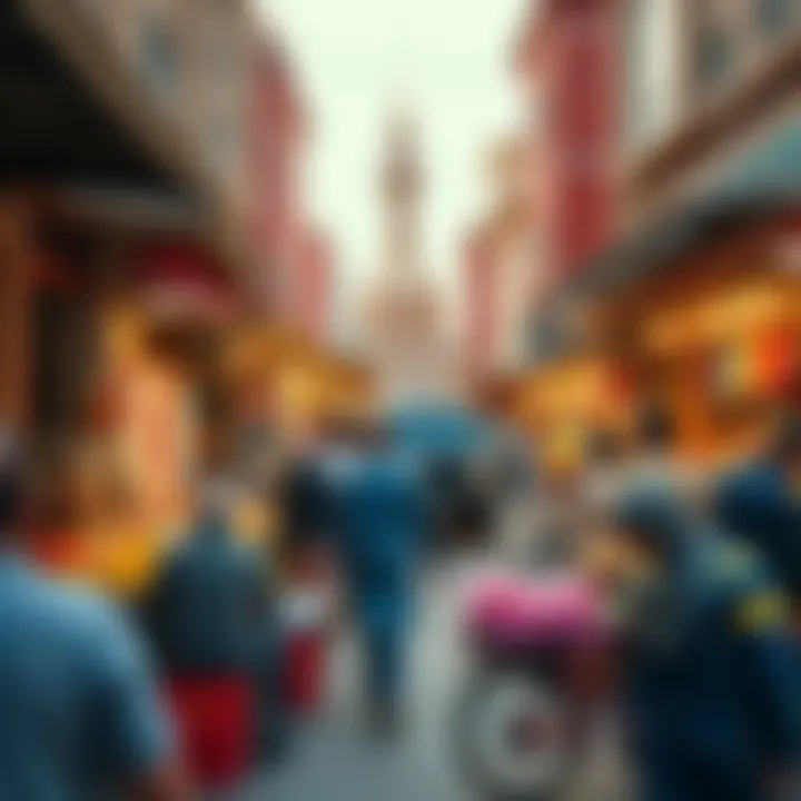 A vibrant market scene during Ramadan in the UAE