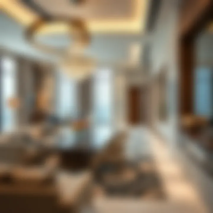 Luxurious interior design of a residence in Canal Crown