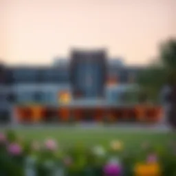 Stunning view of Damac Golf Green's architectural design