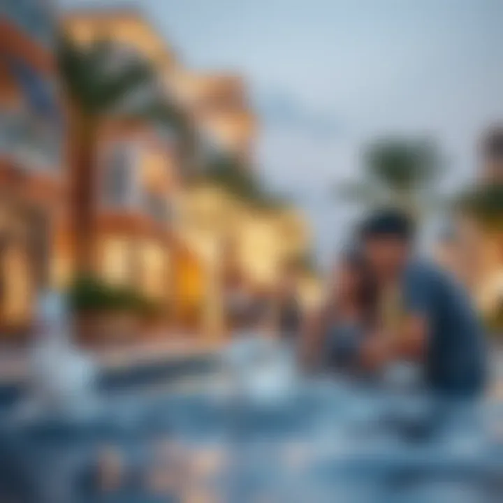 Community Engagement in Water Town Community features fostering social interaction