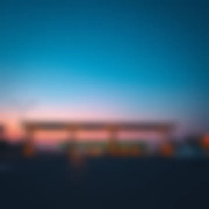 Darb toll gate in Dubai at dusk