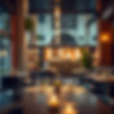 Charming ambiance of a casual dining spot in Discovery Gardens