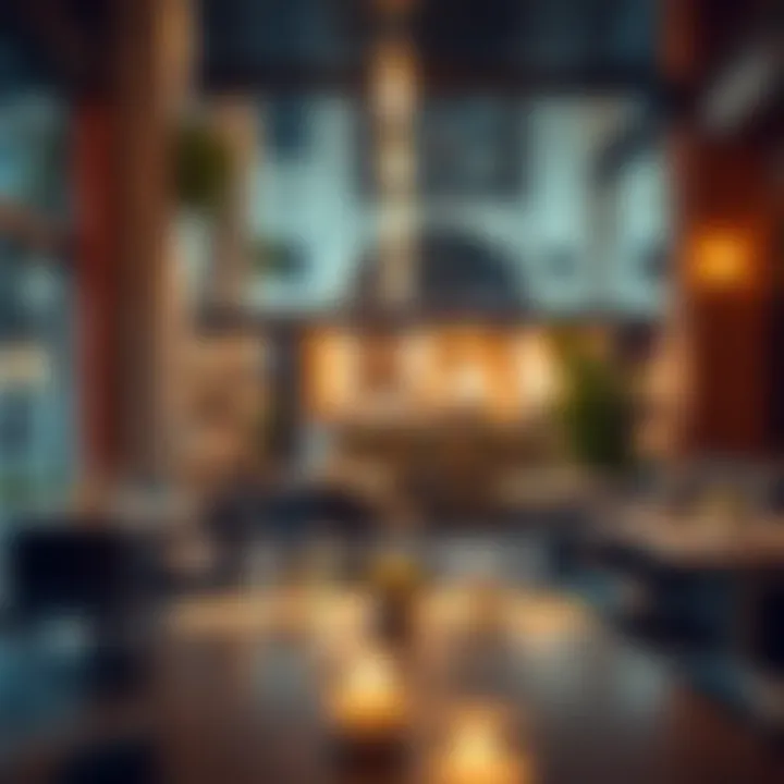 Charming ambiance of a casual dining spot in Discovery Gardens