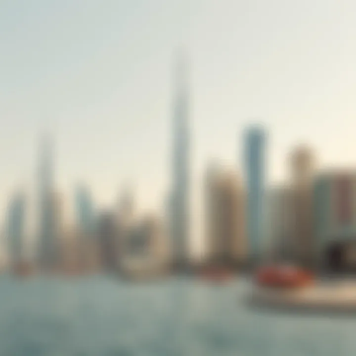 Dubai's Financial Landscape Dubai skyline with financial district
