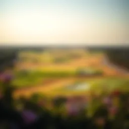 Luxurious golf course view at Dubai Hills Estate