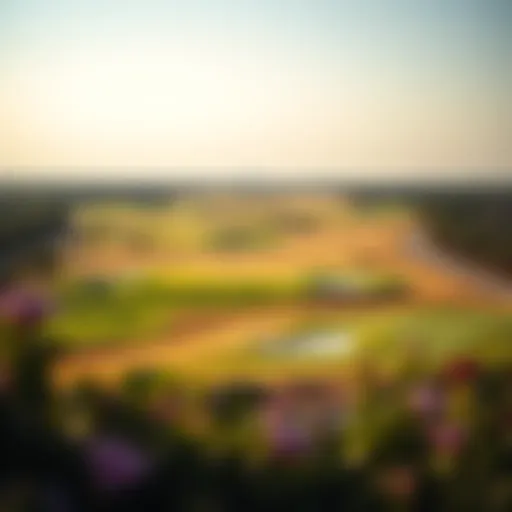 Luxurious golf course view at Dubai Hills Estate