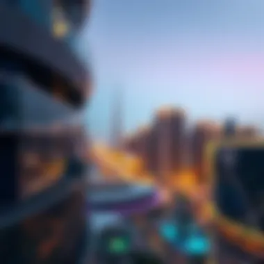 A skyline view of Dubai showcasing real estate development