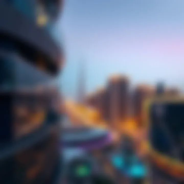 A skyline view of Dubai showcasing real estate development