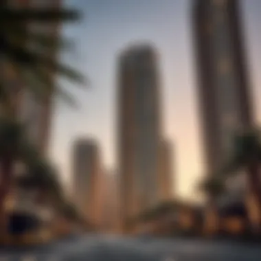 Luxury residential tower in Dubai