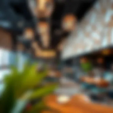 Contemporary Café Design Interior design of a chic coffee shop with contemporary decor