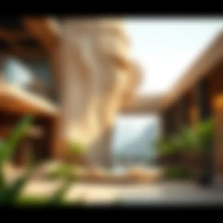 Sustainable features integrated into the hotel design