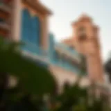 Exterior view showcasing the architectural details of Al Baker Building