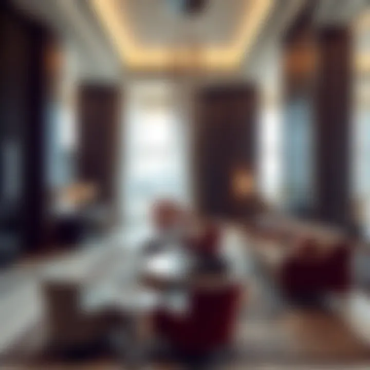 Interior design highlighting modern amenities of Al Baker Building