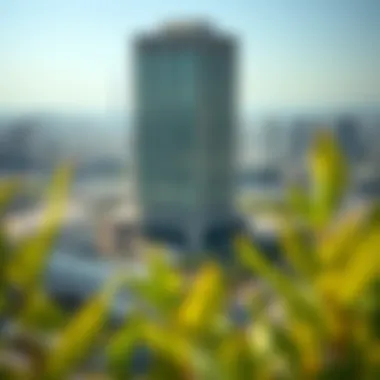 Panoramic view of the Mankhool area surrounding Al Baker Building